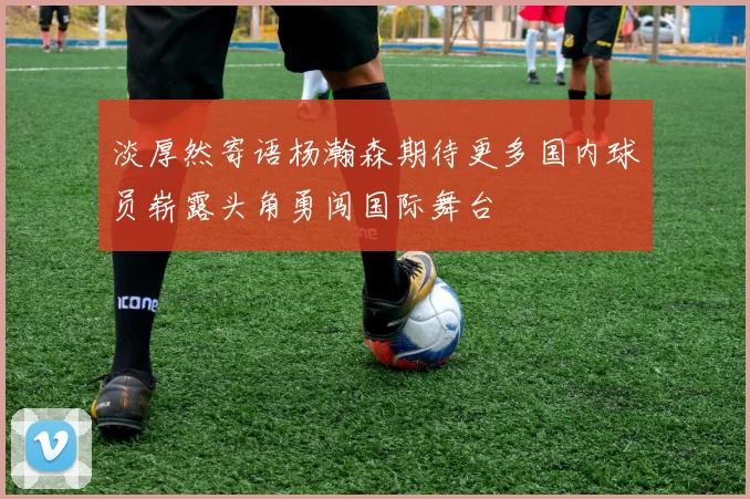 淡厚然寄语杨瀚森期待更多国内球员崭露头角勇闯国际舞台
